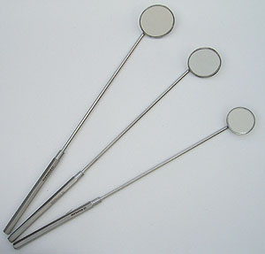 Zahnarztspiegel / Kehlkopfspiegel