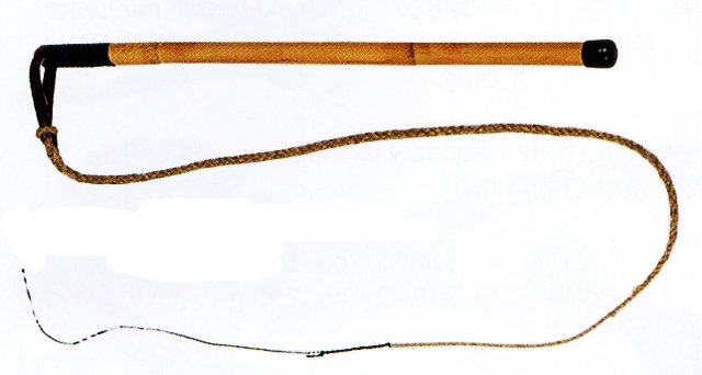 Manilapeitsche mit Hanf und Schmitz