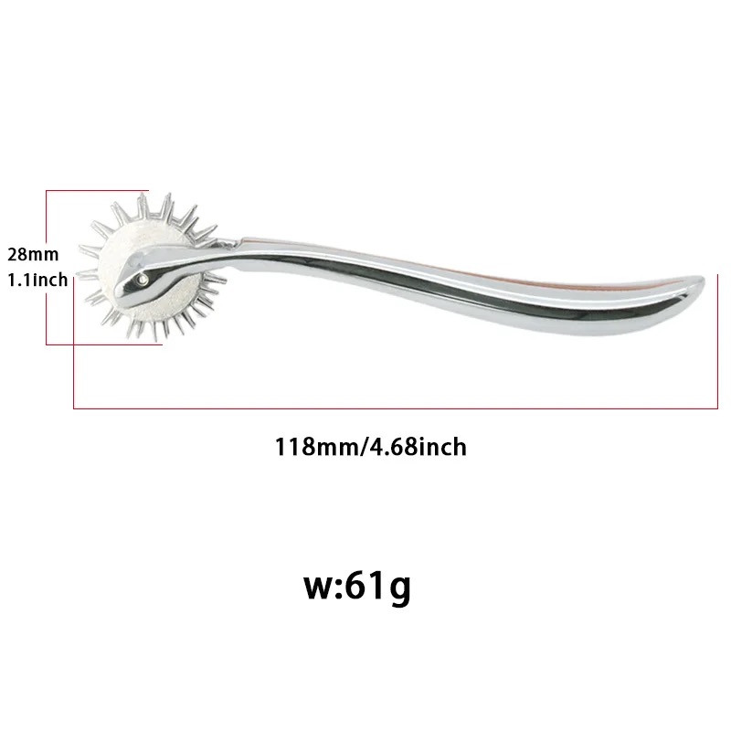 Pinwheel / Nervenrad / Nadelrad in silber