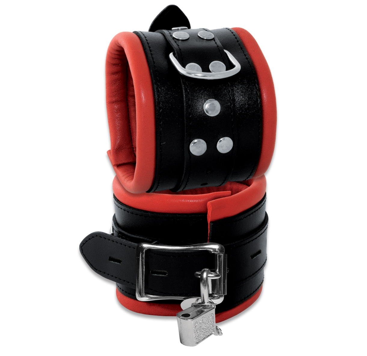 Leder Fussfessel Red abschliessbar